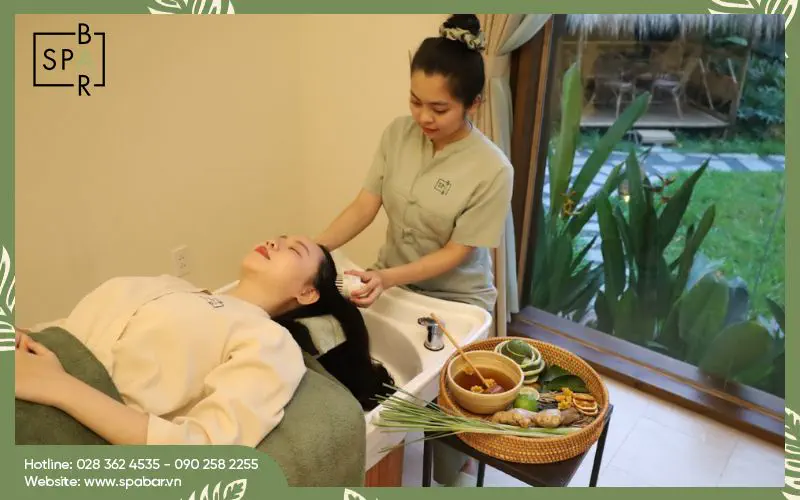 goi dau duong sinh quan 9 2 Gội đầu tại Spabar