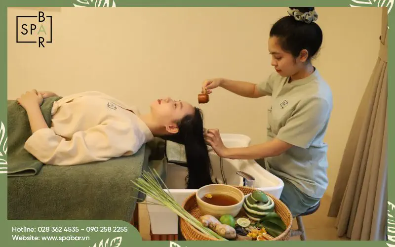 goi dau duong sinh quan 9 3 Lợi ích của gội đầu dưỡng sinh đối với sức khỏe và sắc đẹp